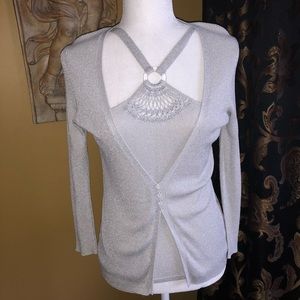 Silver sweater